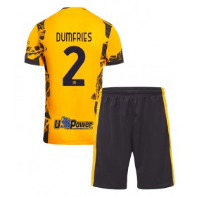 Inter Milan Denzel Dumfries #2 3rd Trikot 2024-25 Kurzarm (+ kurze hosen)